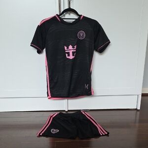 Messi Miami - Black and Pink Soccer Jersey Set
